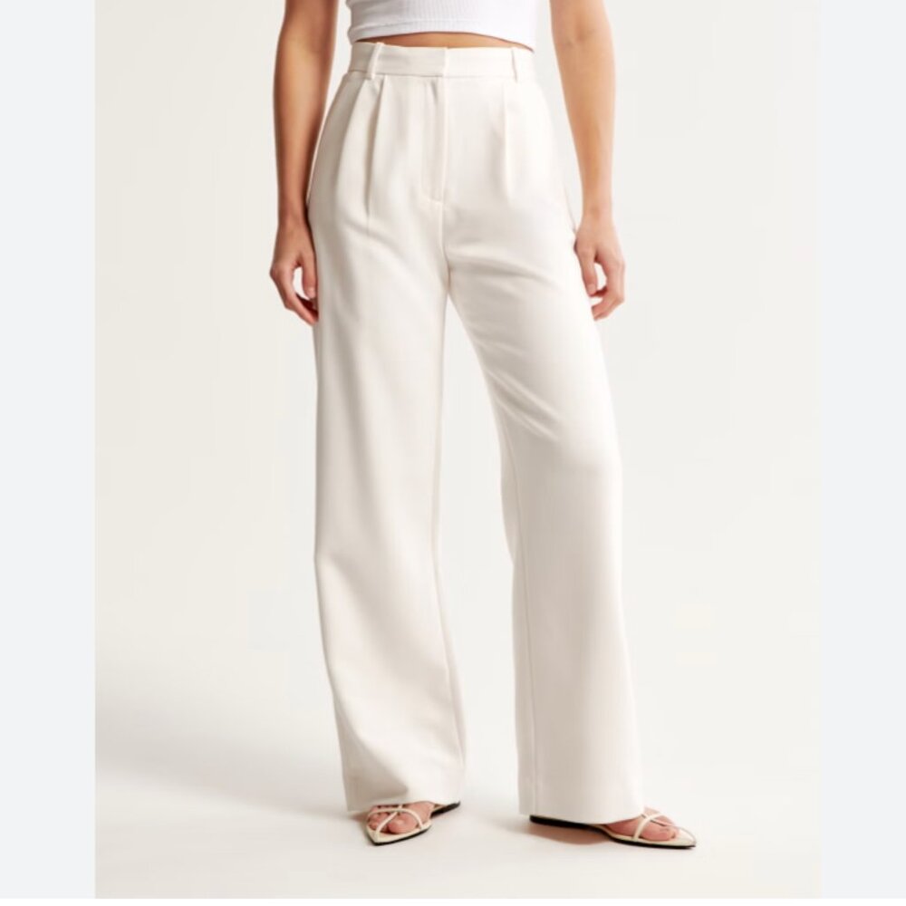 Abercrombie Sloane Tailored Wide Leg Pant (25S)